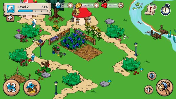 加藤超の金手指 - 藍精靈村Smurfs Village 21億金幣21億紅莓 安卓IOS皆可 2