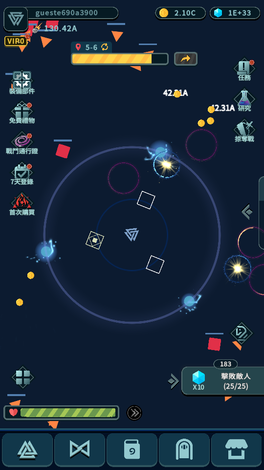 加藤超の金手指 - Space war Idle Tower defense 2