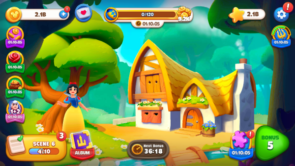 加藤超の金手指 - Disney Solitaire 2