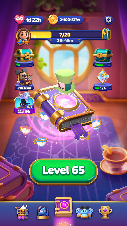 Disney Magic Match 3D (2) 加藤超の金手指 - Disney Magic Match 3D 2