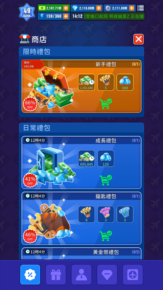 空閒機場帝國、Idle Airport Empire Tycoon (5) 加藤超の金手指 - 空閒機場帝國、Idle Airport Empire Tycoon 5