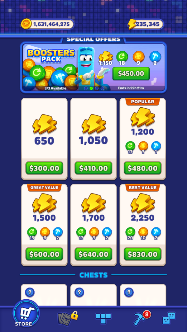 加藤超の金手指 - Tetris® Block Party 3