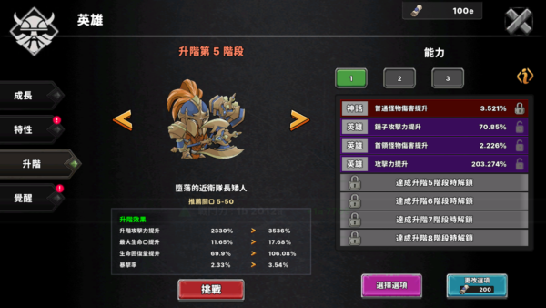 加藤超の金手指 - 放置矮人 RPG：最強培養計畫 Dwarf Idle RPG 5