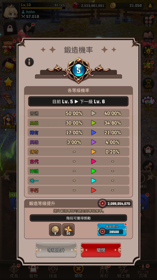 加藤超の金手指 - Pixel Knights Idle RPG 像素騎士：放置角色扮演遊戲 4